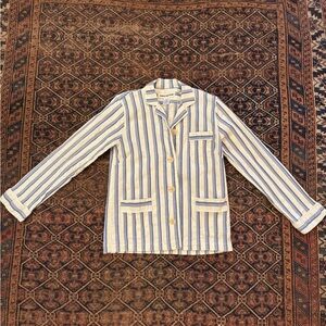 Caron Callahan Striped Chore Coat